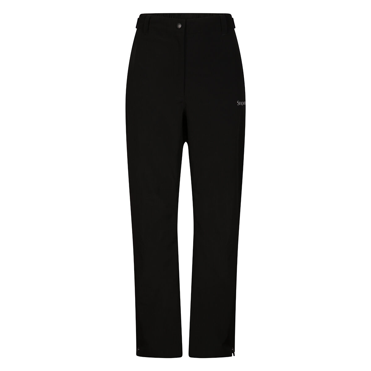 Stromberg Womens Black Waterproof Plain Carlota Golf Trousers, Size: 14 | American Golf