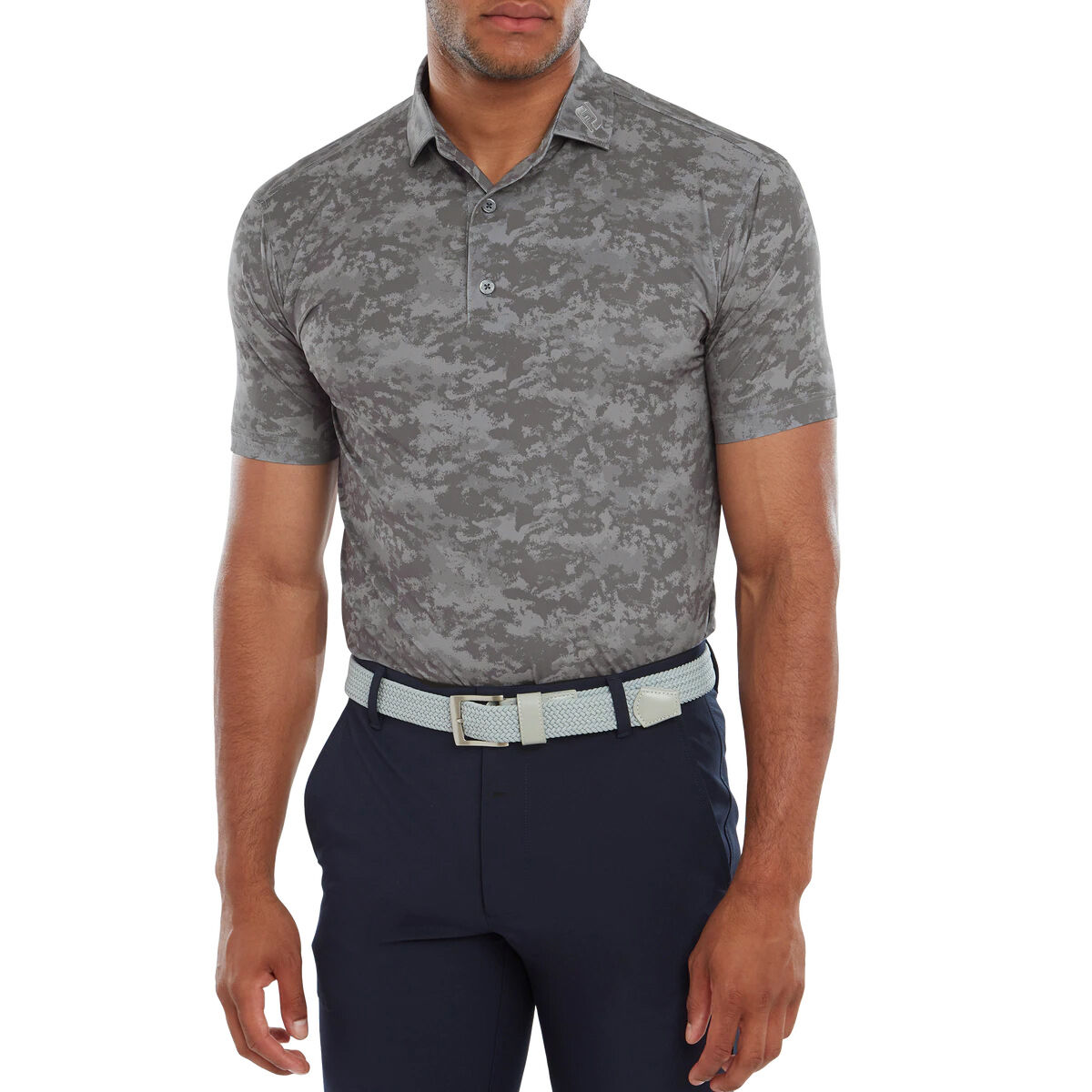 FootJoy Men’s Cloud Camo Print Golf Polo Shirt, Mens, Lava, Xxl | American Golf