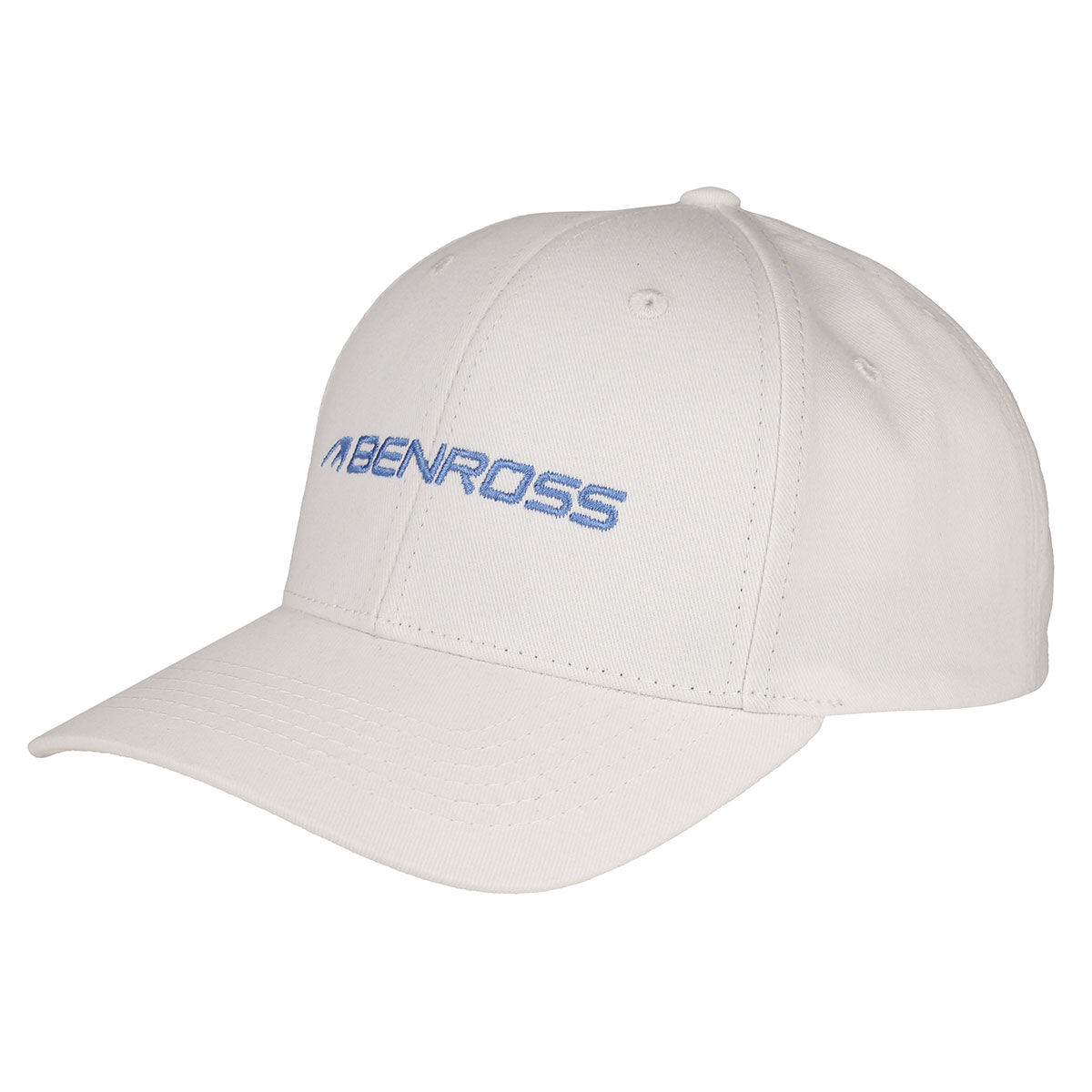 Benross Womens Core Logo Golf Cap, Female, White/baby blue, One size | American Golf