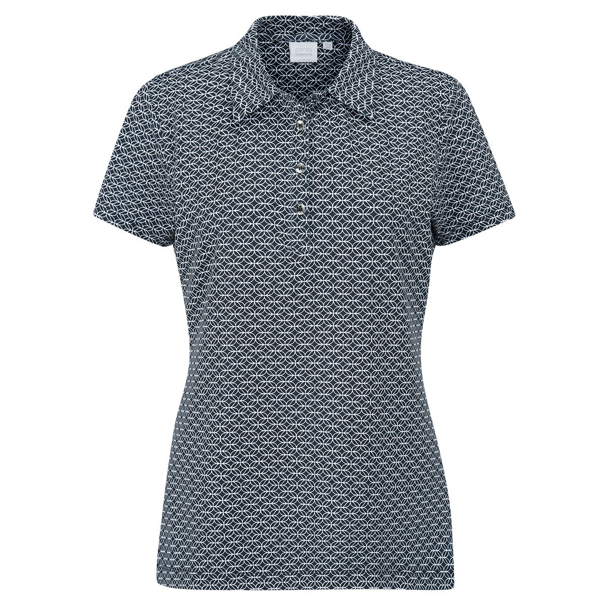PING Womens Rumour Golf Polo Shirt, Female, Navy/white, 8 | American Golf