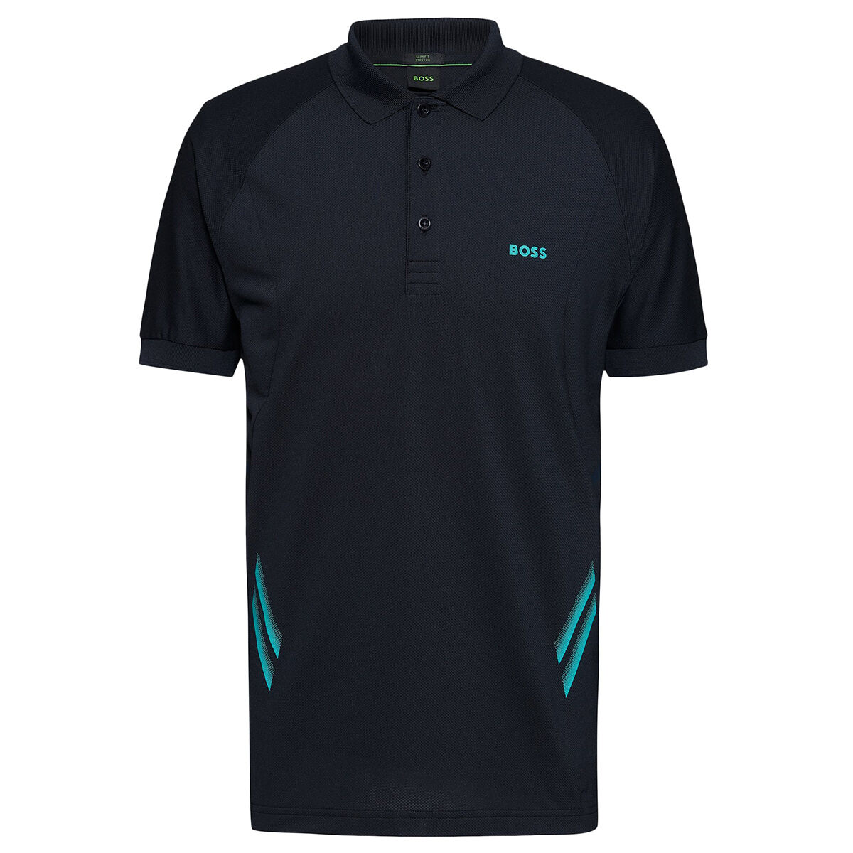 Hugo Boss Men’s Piraq Active 1 Golf Polo Shirt, Mens, Dark blue, Xxl | American Golf