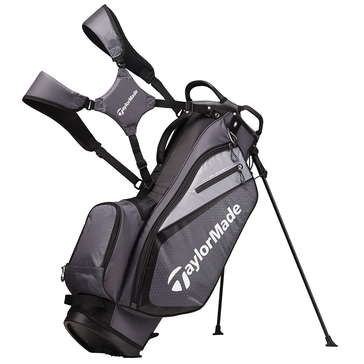 TaylorMade Select Plus Golf Stand Bag, Grey/ black | American Golf