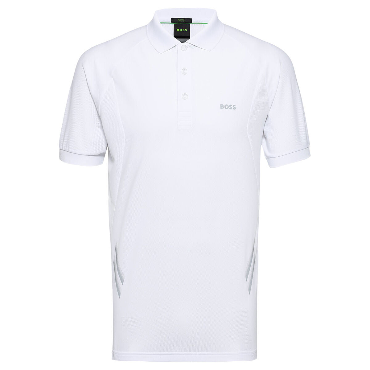 Hugo Boss Men’s Piraq Active 1 Golf Polo Shirt, Mens, White, Large | American Golf