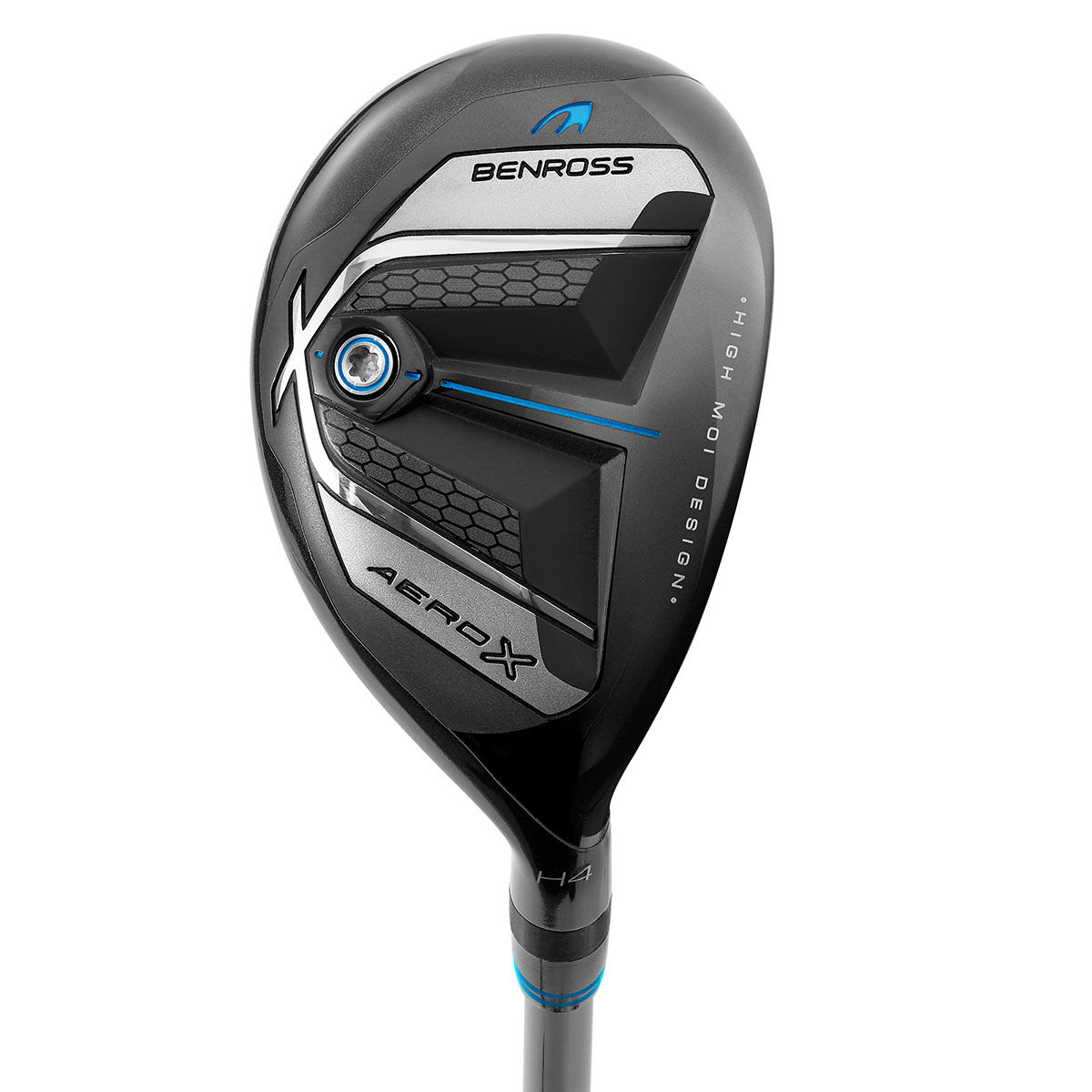 Benross Mens Black Lightweight Aero X Right Hand Vista Pro Regular Golf Hybrid, Size: 28deg | American Golf
