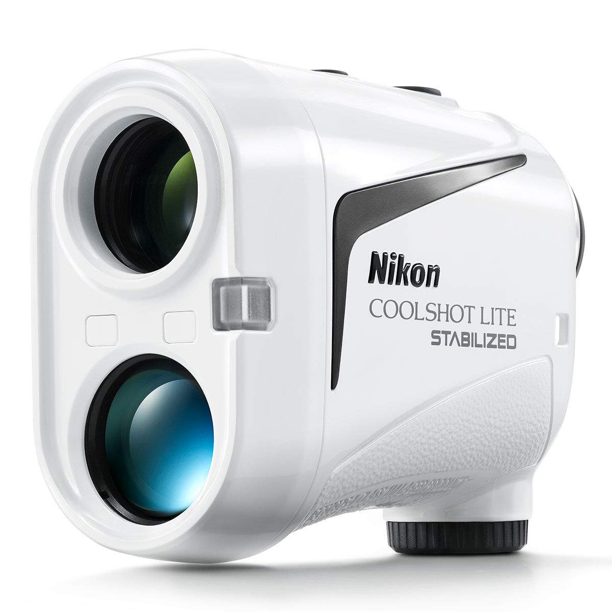 Nikon Mens White and Black Coolshot Lite Stabilizer Golf Rangefinder | American Golf, One Size