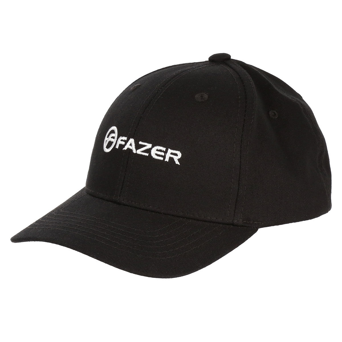 Fazer Men’s Black and White Embroidered Core Logo Golf Cap | American Golf, One Size
