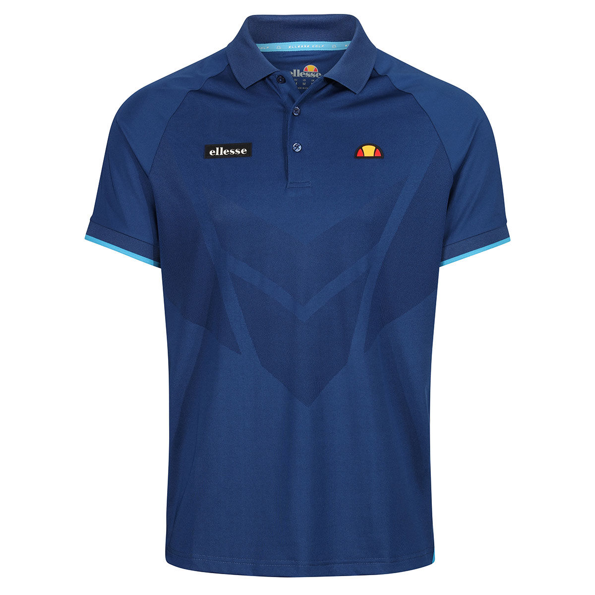 Ellesse Mens Navy Blue Alberto Golf Polo Shirt, Size: Small | American Golf