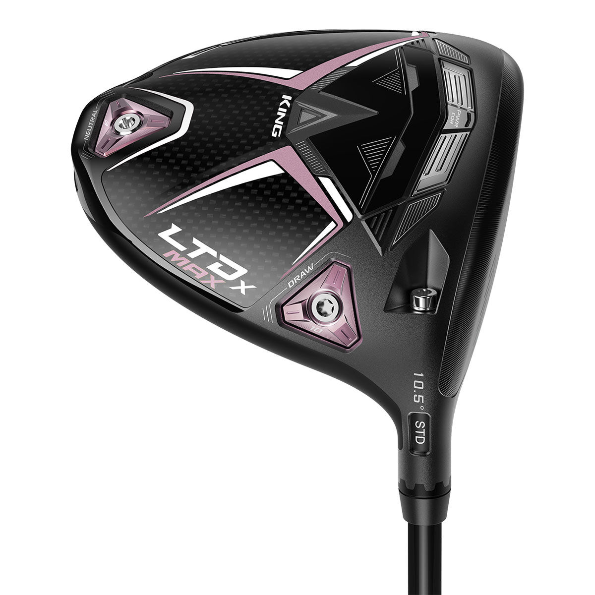 Cobra Golf Womens Black King LTDx MAX Right Hand Ust Helium Nanocore Golf Driver, Size: 12deg | American Golf