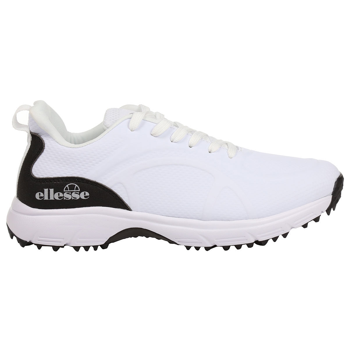 Ellesse Men’s Zenith Waterproof Spikeless Golf Shoes, Mens, White, 9 | American Golf