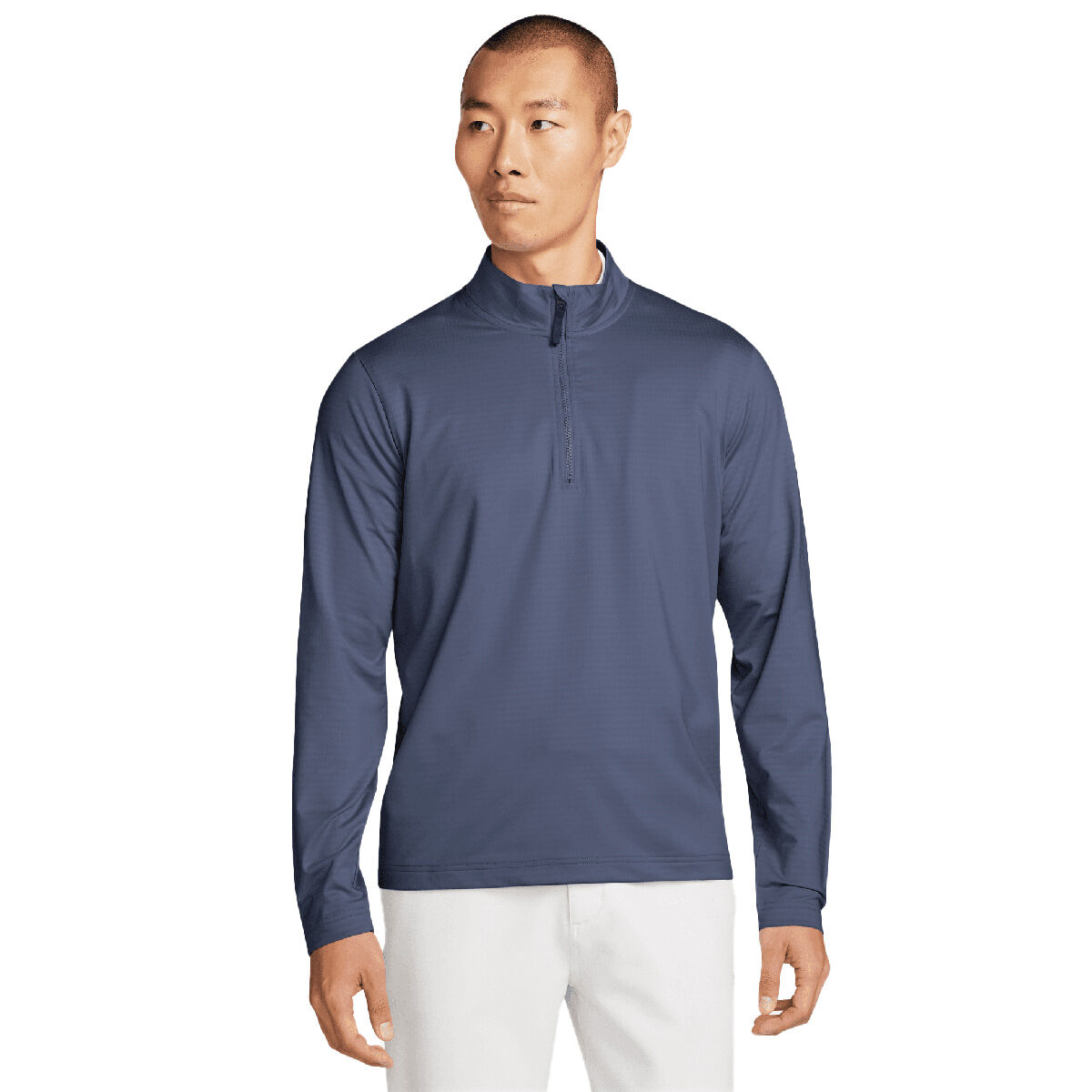 Nike Men’s Victory Dri-FIT Half Zip Golf Mid Layer, Mens, Midnight navy/white, Large | American Golf