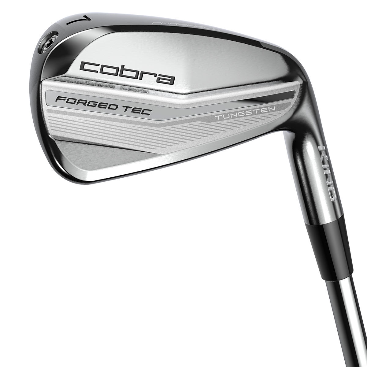 Cobra Golf Silver and Black King Forged Tec Steel Right Hand 4-Pw 7 Golf Irons | American Golf, One Size