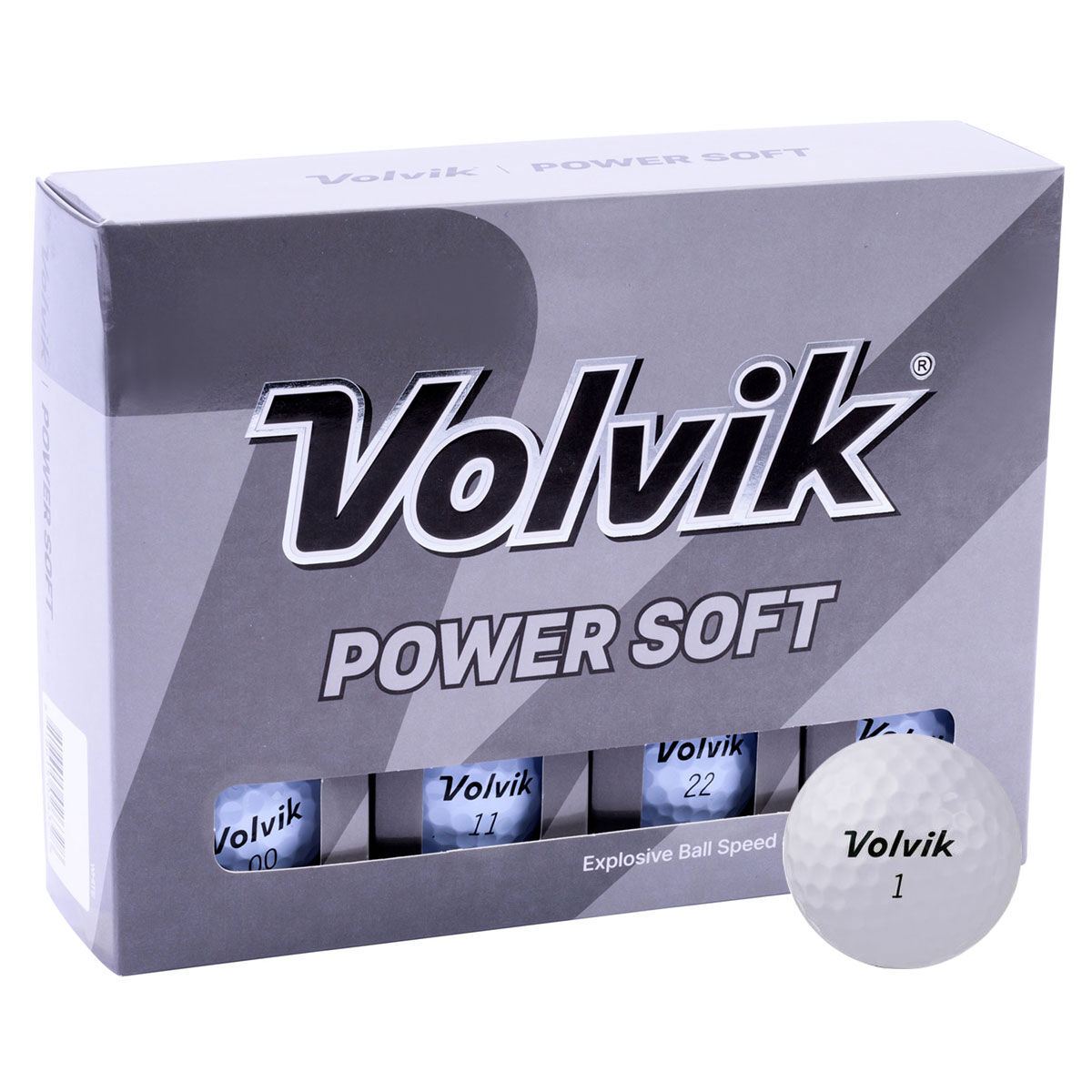 Volvik White Powersoft 12 Golf Ball Pack | American Golf, One Size