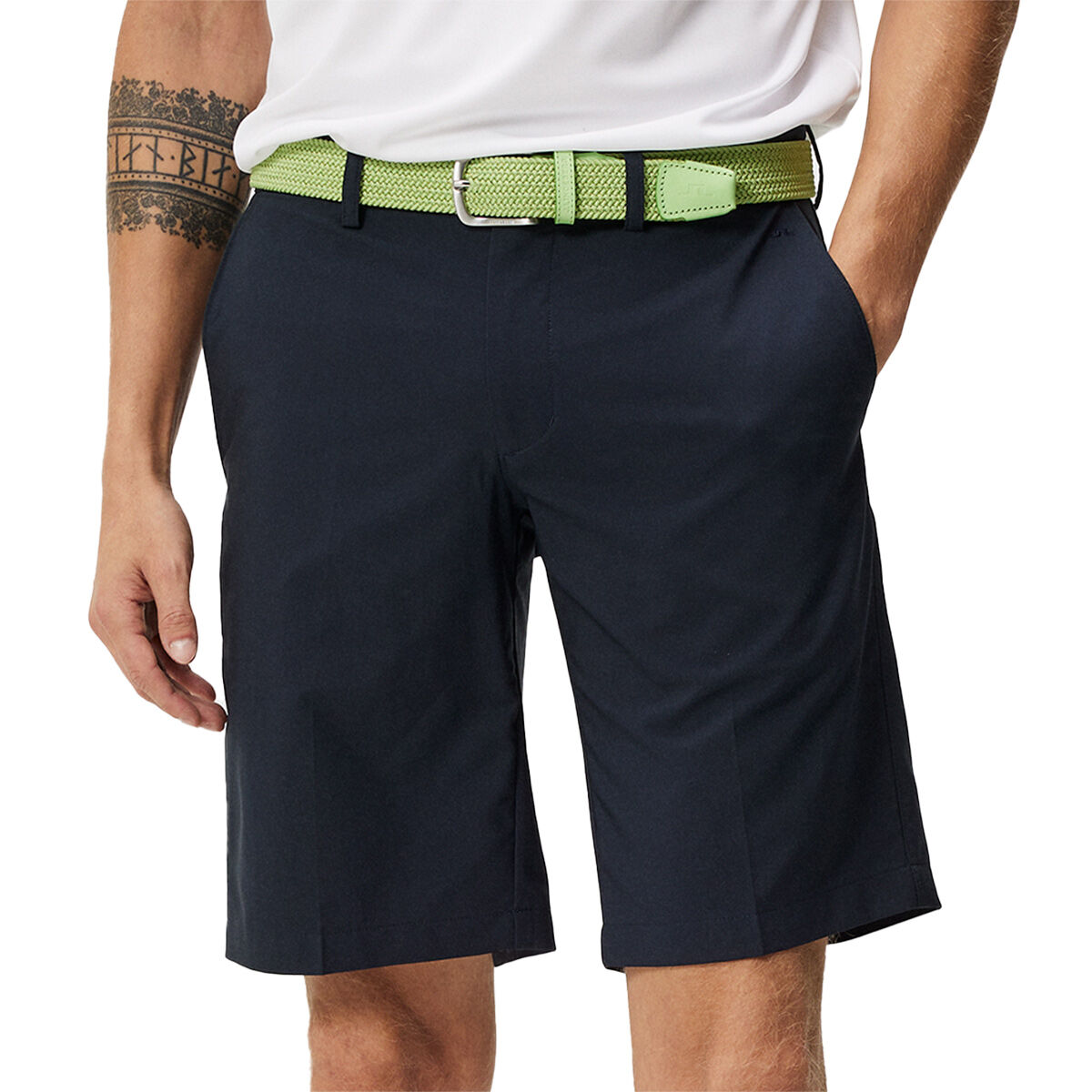 J.Lindeberg Men’s Somle Golf Shorts, Mens, Navy, 36 | American Golf