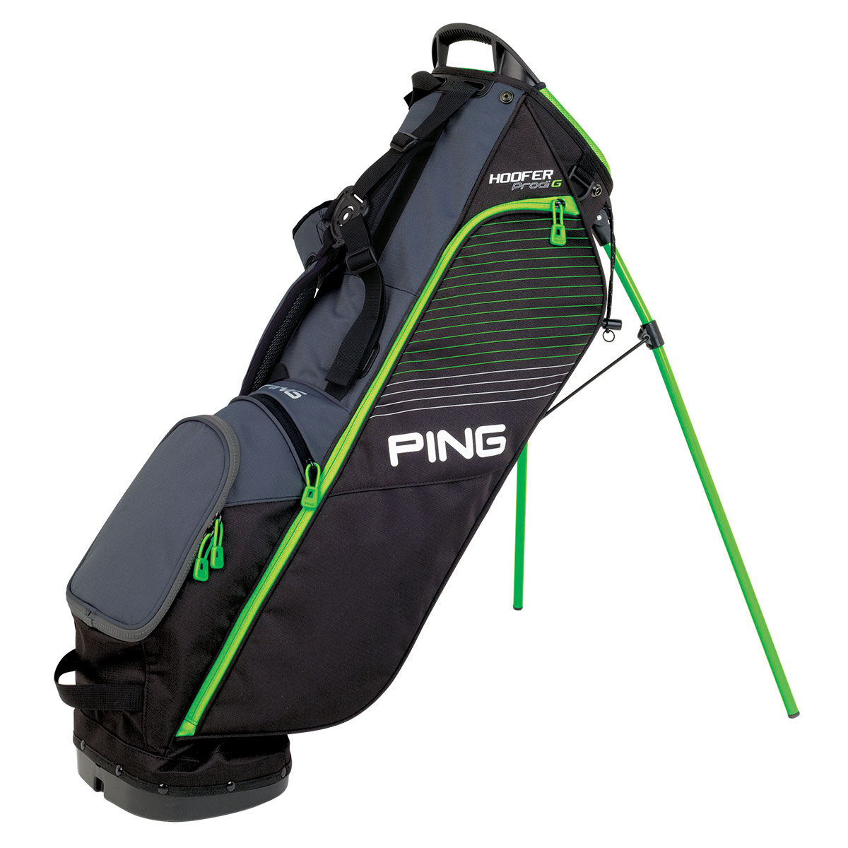 Ping Kids Black and Green Junior Prodi G Golf Stand Bag, Size: One Size | American Golf