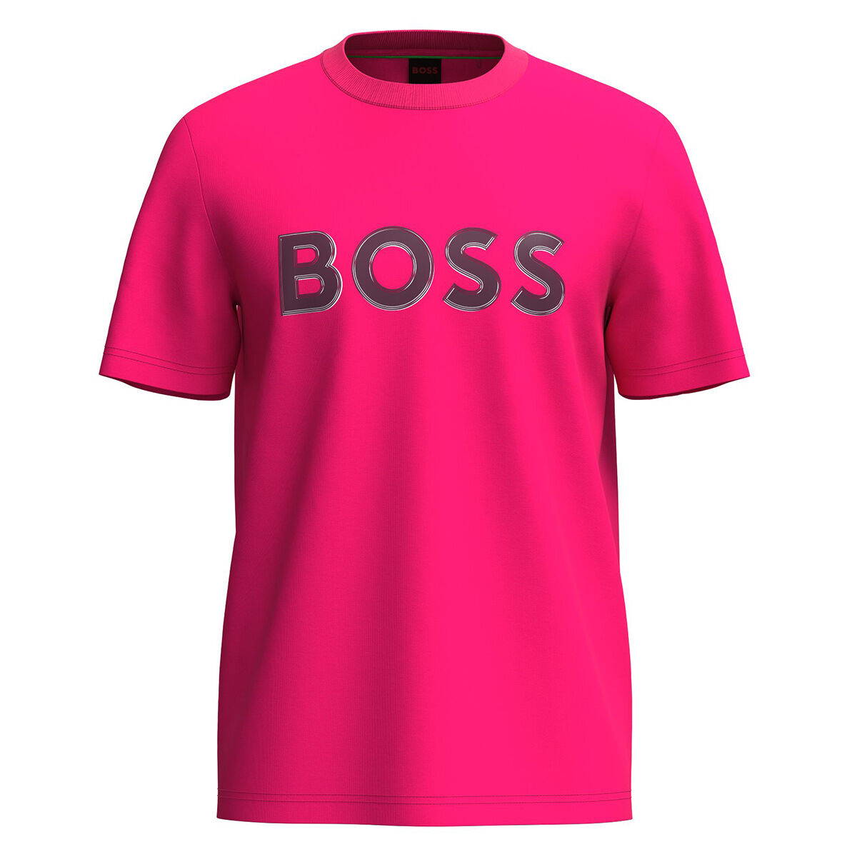 Hugo Boss Men’s Tee 1 Golf T-Shirt, Mens, Open pink, Xl | American Golf