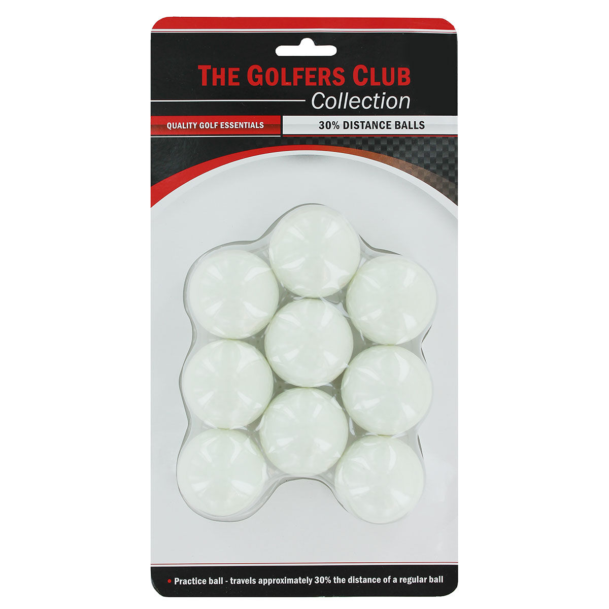 The Golfers Club 30% Distance 9 Golf Ball Pack, Mens, White, One Size | American Golf