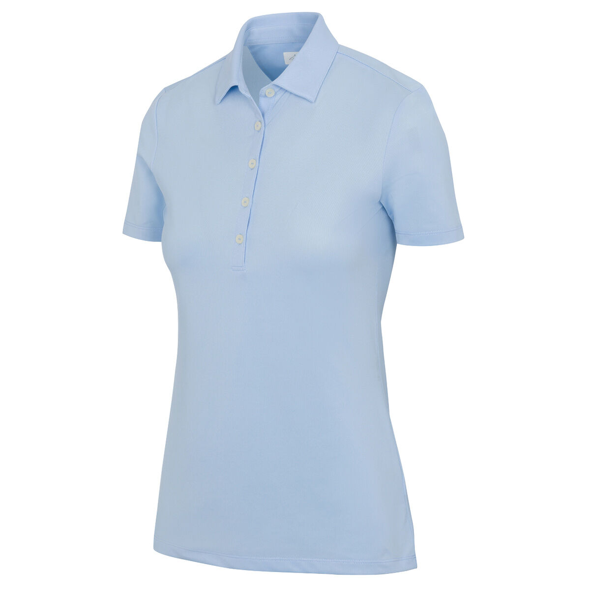 Greg Norman Womens Shark Logo Golf Polo Shirt, Female, Blue haze, Small | American Golf