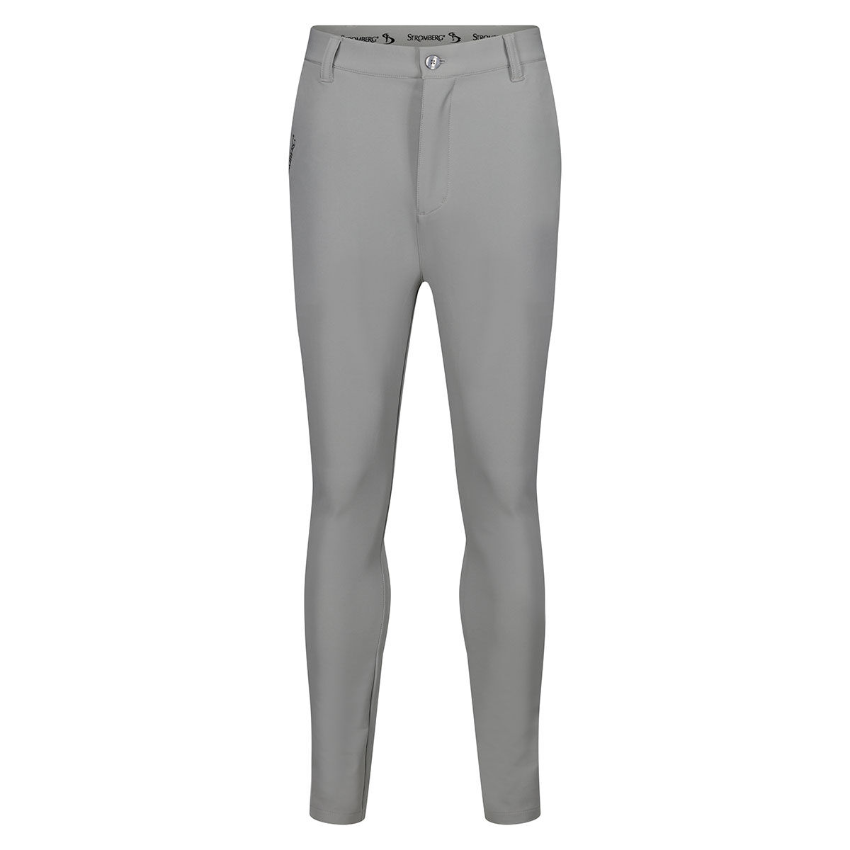 Stromberg Mens Grey Lightweight The Open Burnan Regular Fit Golf Trousers, Size: 38 | American Golf