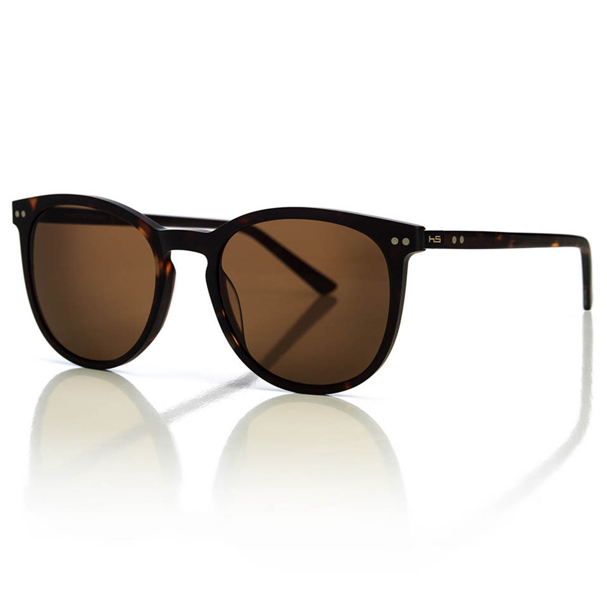 Henrik Stenson Mens Black and Dark Brown Frankie Sunglasses, Size: One Size  | American Golf