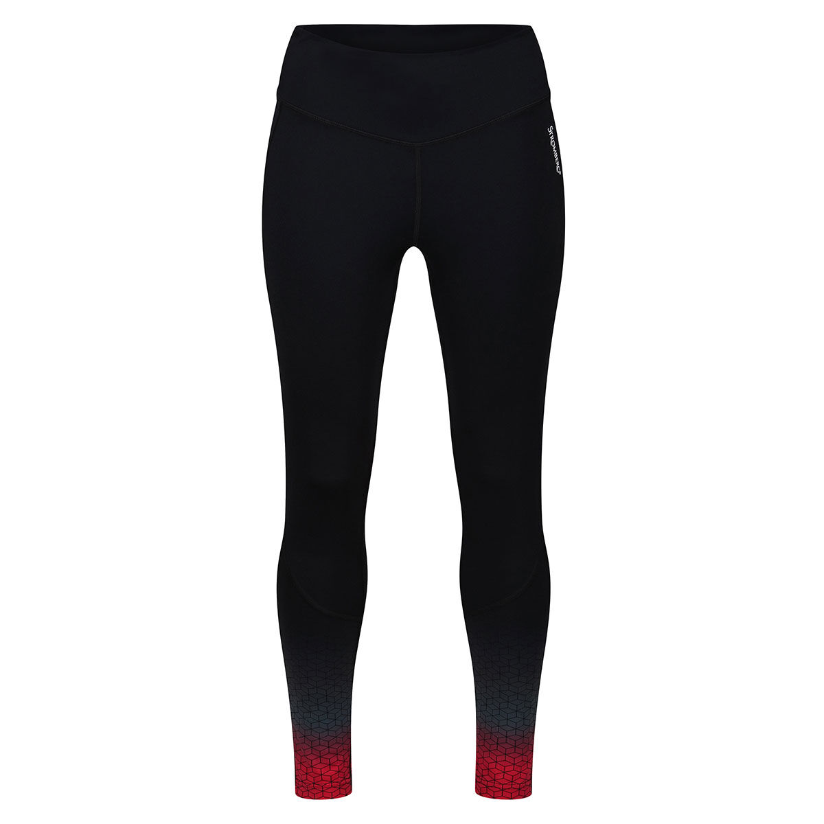 Stromberg Womens Black, Pink Salas Legging Golf Trousers, Female, Tapshoe/Azalea, Size: 16 | American Golf