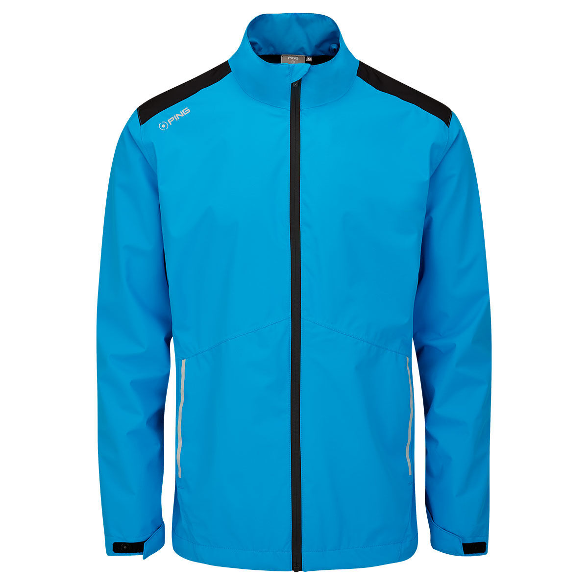 PING Men’s Sensordry S2 Full Zip Waterproof Golf Jacket, Mens, Euro blue/black, Xl | American Golf