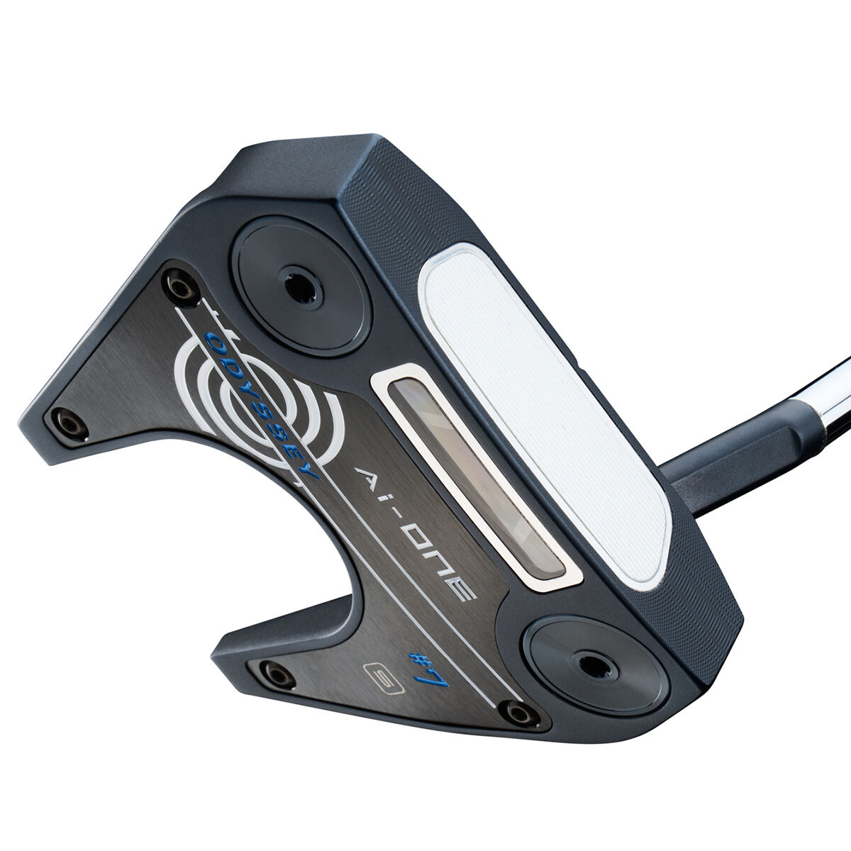 Odyssey Ai-ONE Seven Short Slant Pistol Golf Putter, Mens, Right hand, 33 inches | American Golf