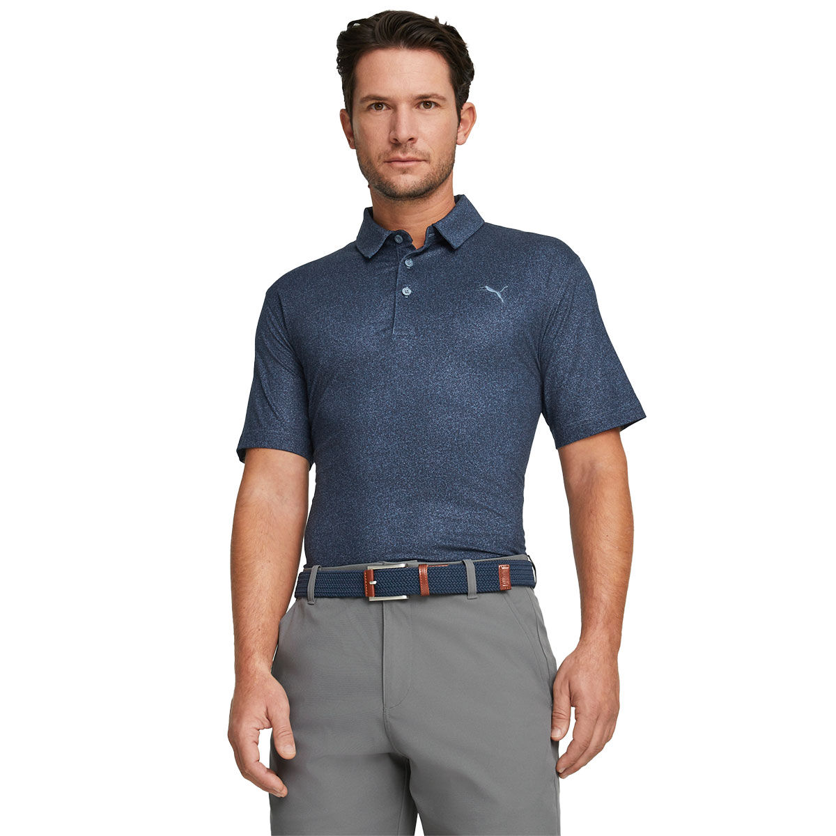 PUMA Men’s CLOUDSPUN Primary Golf Polo Shirt, Mens, Evening sky, Small | American Golf