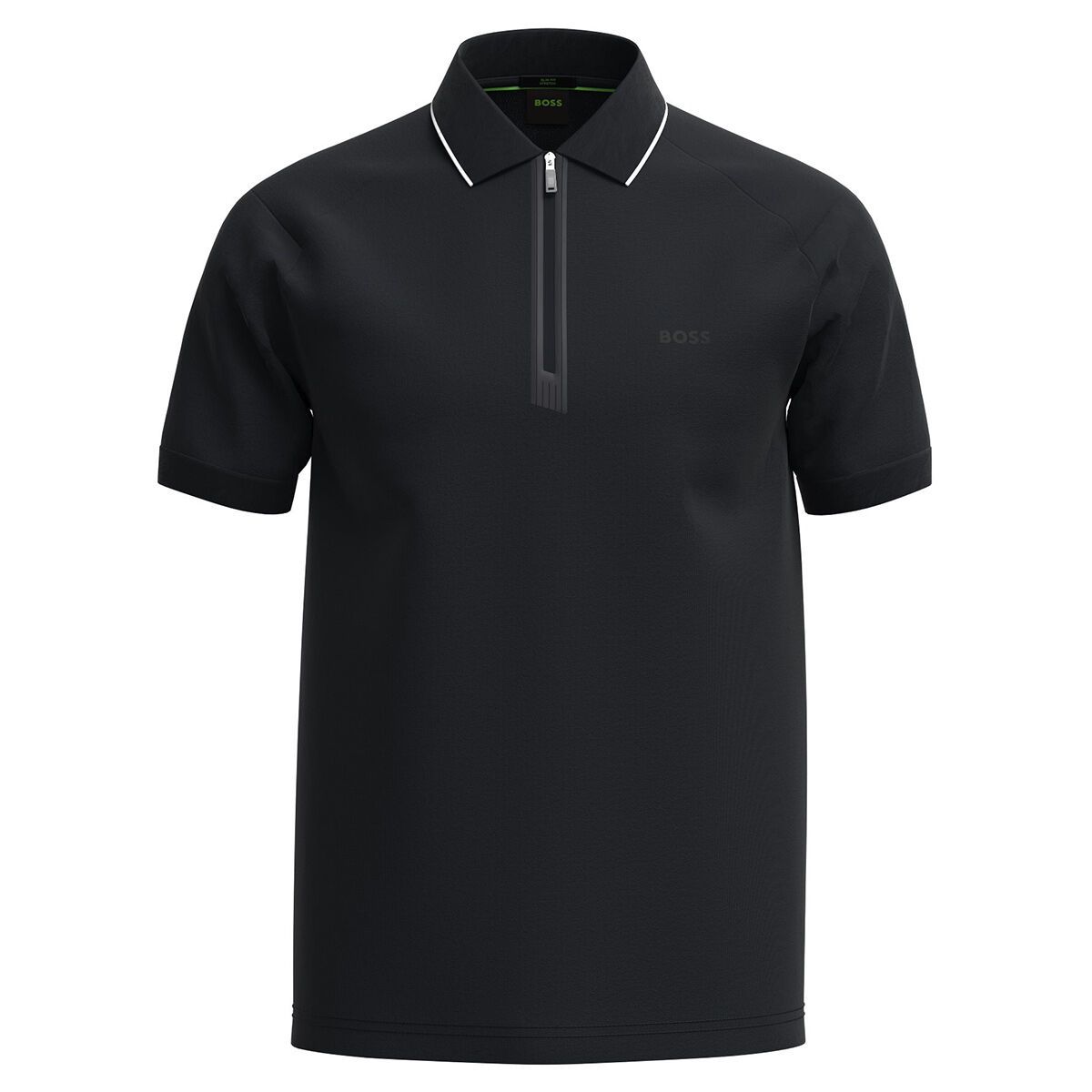 Hugo Boss Men’s Philix Golf Polo Shirt, Mens, Black, Large | American Golf
