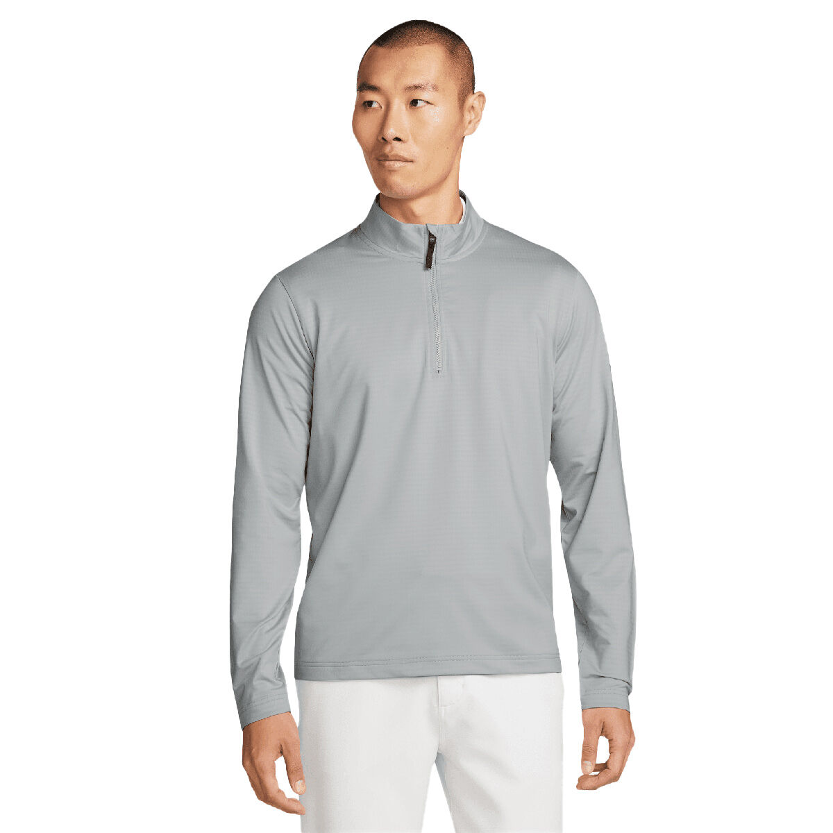 Nike Men’s Victory Dri-FIT Half Zip Golf Mid Layer, Mens, Light smoke grey/black, Xxl | American Golf