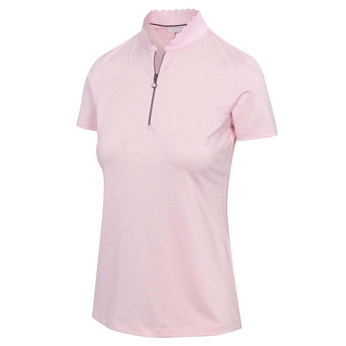 Greg Norman Womens Sparkling Golf Polo Shirt, Female, Pink lemonade, Small | American Golf