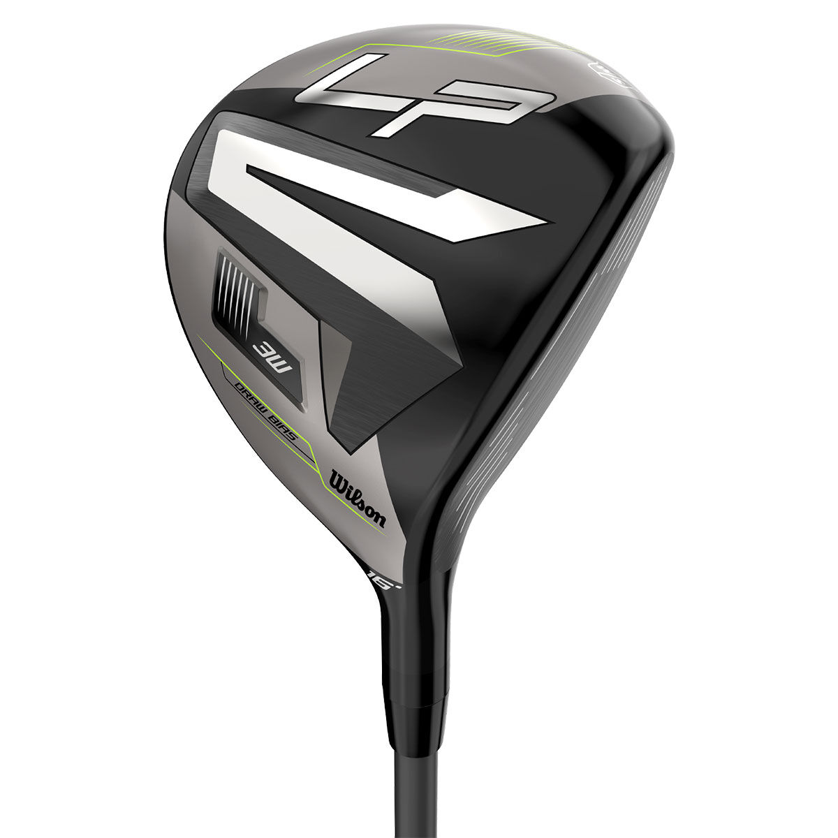 Wilson Staff Mens Black and Silver Launch Pad Project X Evenflow Lite Right Hand Golf Fairway Wood 2022, Size: 16deg| American Golf