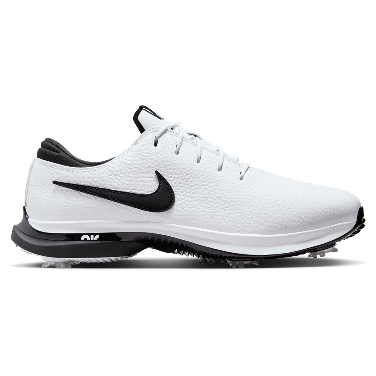 Nike Air Zoom Victory Tour 3 Waterproof Spiked Golf Shoes, Mens, White/black, 7 | American Golf