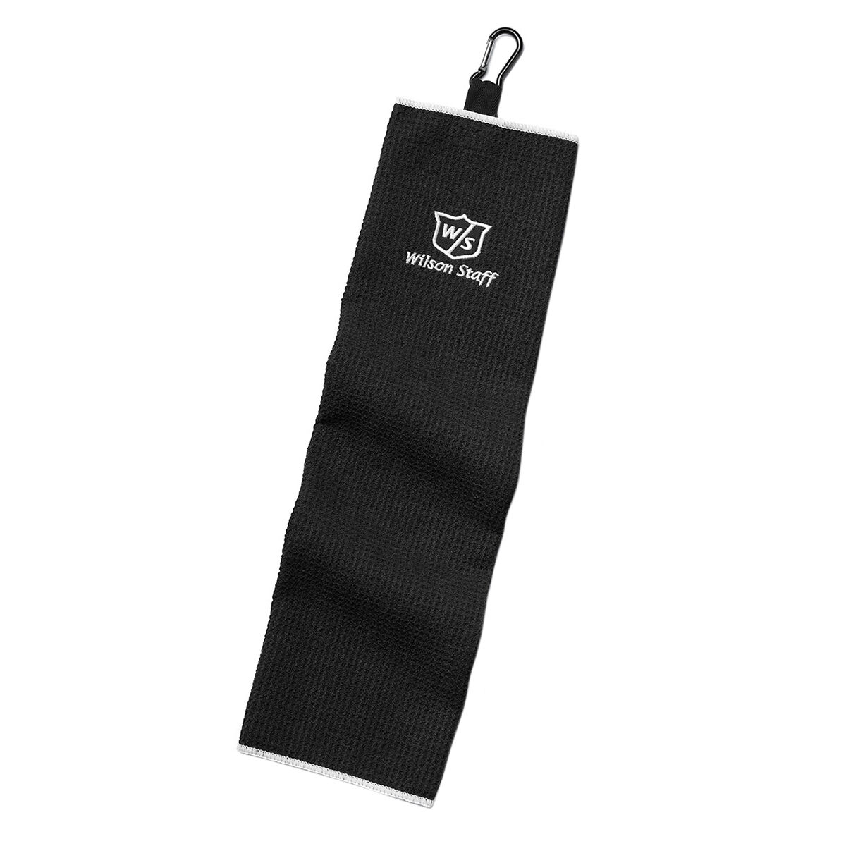 Wilson Staff Black Lightweight Microfiber Trifold Towel, One Size | American Golf