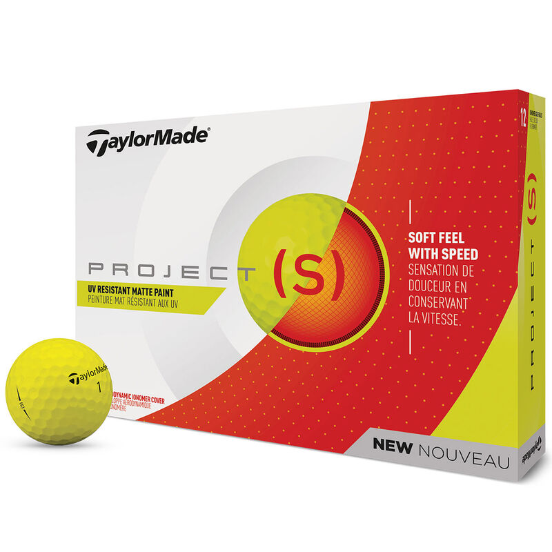 TaylorMade Project S 12 Ball Pack Male Yellow