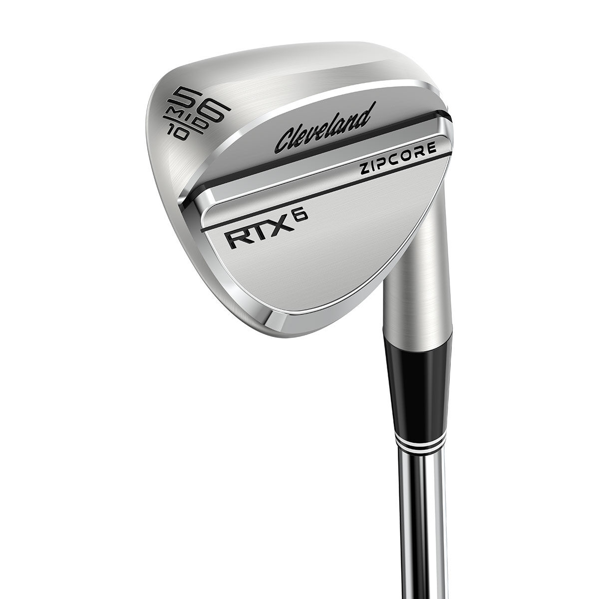 Cleveland Golf Mens Silver RTX ZipCore 6 Tour Satin Steel Right Hand Golf Wedge, Size: 60deg | American Golf, 60deg