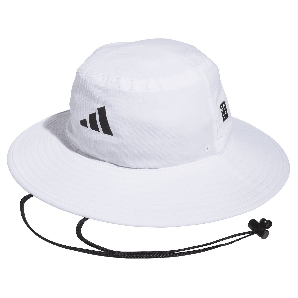 adidas Men’s Wide-Brim Golf Hat, Mens, White, Small/medium | American Golf