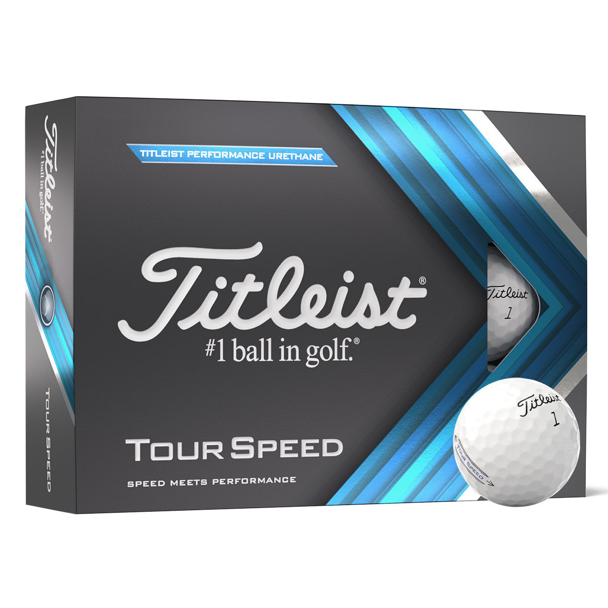 Titleist White Tour Speed 12 Ball Pack 2022, Size: One Size | American Golf
