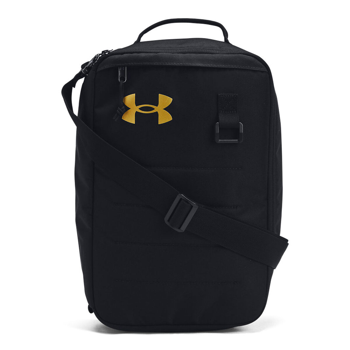 Under Armour Contain Shoe Bag, Mens, Black/gold, One size | American Golf
