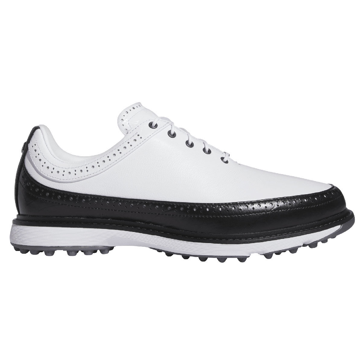 adidas Men’s MC80 Waterproof Spikeless Golf Shoes, Mens, White/black/red, 8 | American Golf