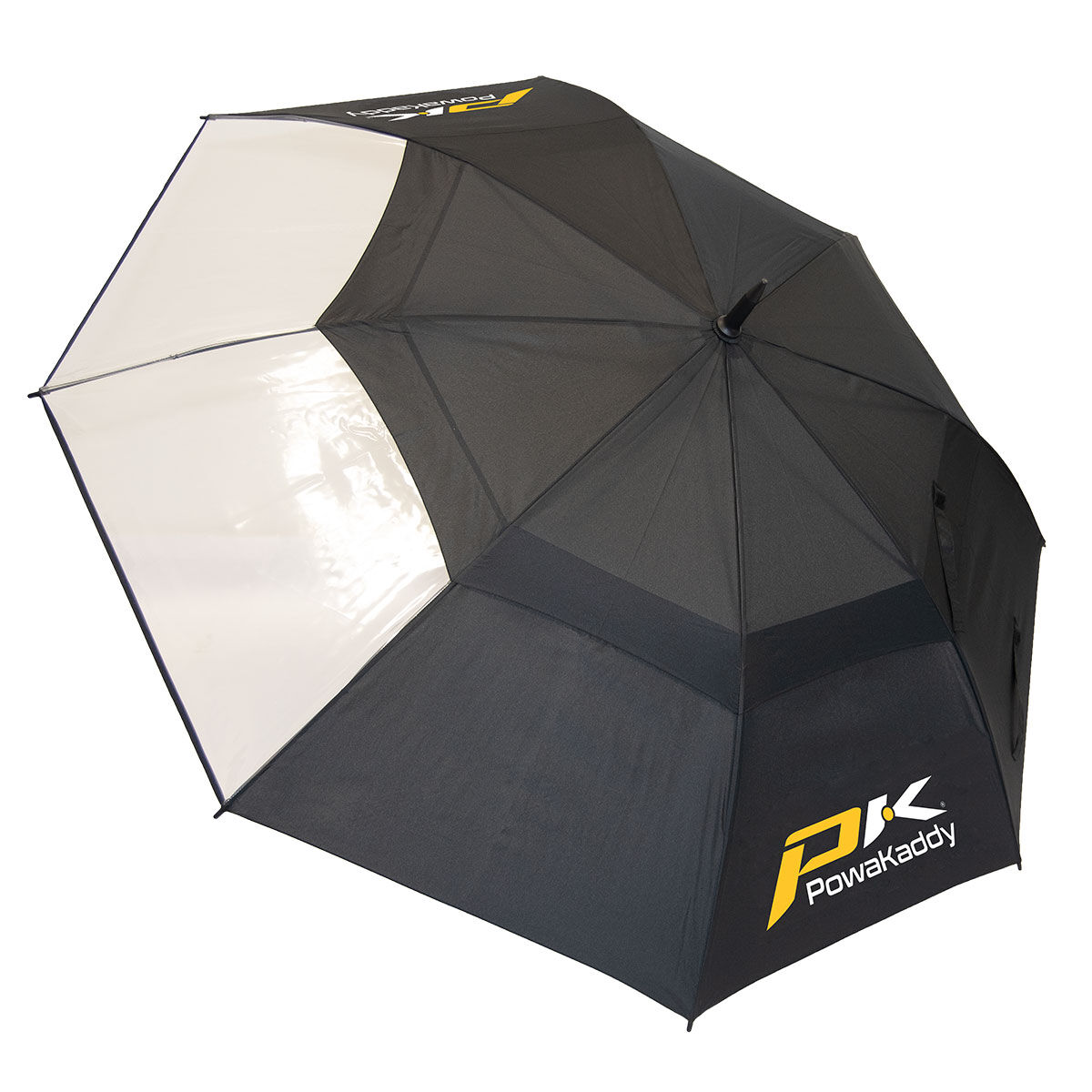 PowaKaddy Double Canopy Clearview Golf Umbrella, Mens, 1.0, Clear, One Size | American Golf