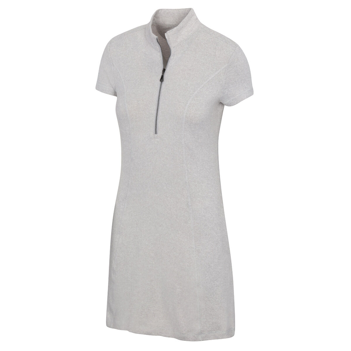 Greg Norman Womens Elodie Golf Dress, Female, Shark grey heather, Small | American Golf