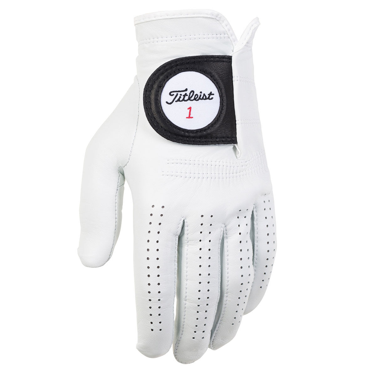 Titleist Men’s Players Golf Glove, Mens, Left hand, Medium, White | American Golf