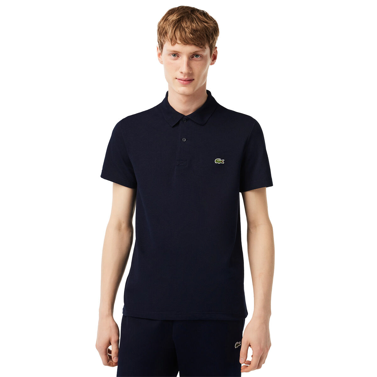 Lacoste Men’s SPORT Cotton Golf Polo Shirt, Mens, Navy blue, Xxl | American Golf