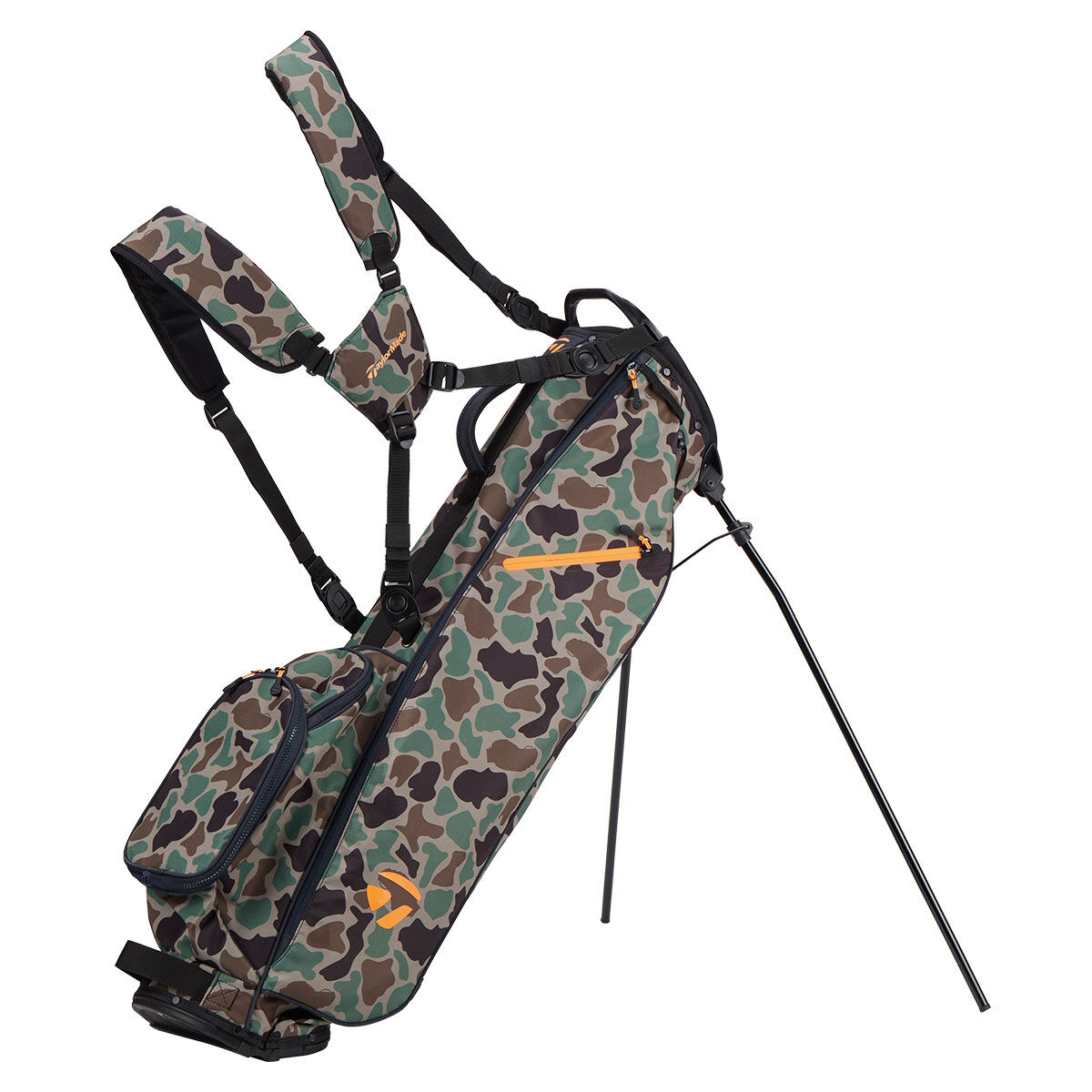TaylorMade FlexTech Golf Carry Bag, Mens, Camo/orange | American Golf