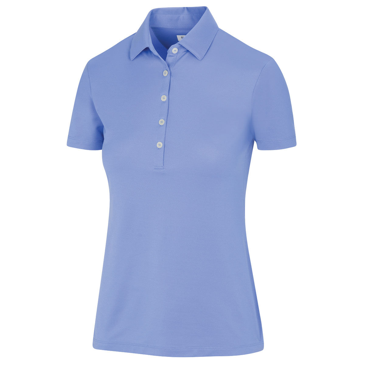 Greg Norman Womens Shark Logo Golf Polo Shirt, Female, Periwinkle, Large | American Golf