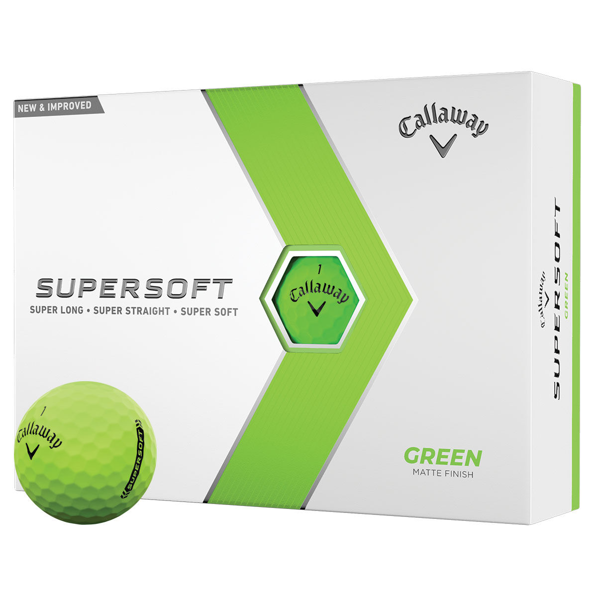 Callaway Golf Green Supersoft 12 Golf Ball Pack | American Golf, One Size