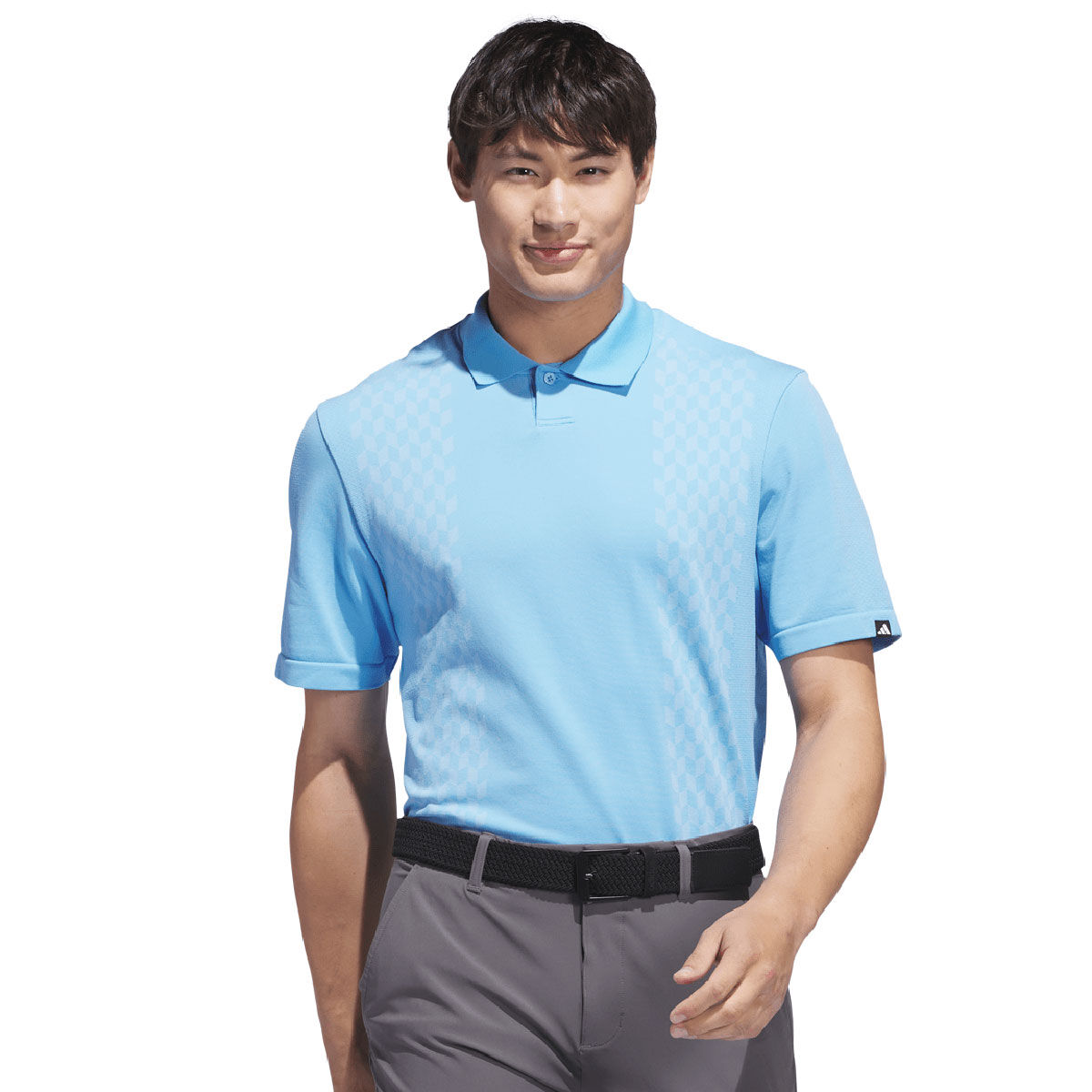 adidas Men’s Ultimate365 Tour Primeknit Golf Polo Shirt, Mens, Semi blue burst, Large | American Golf