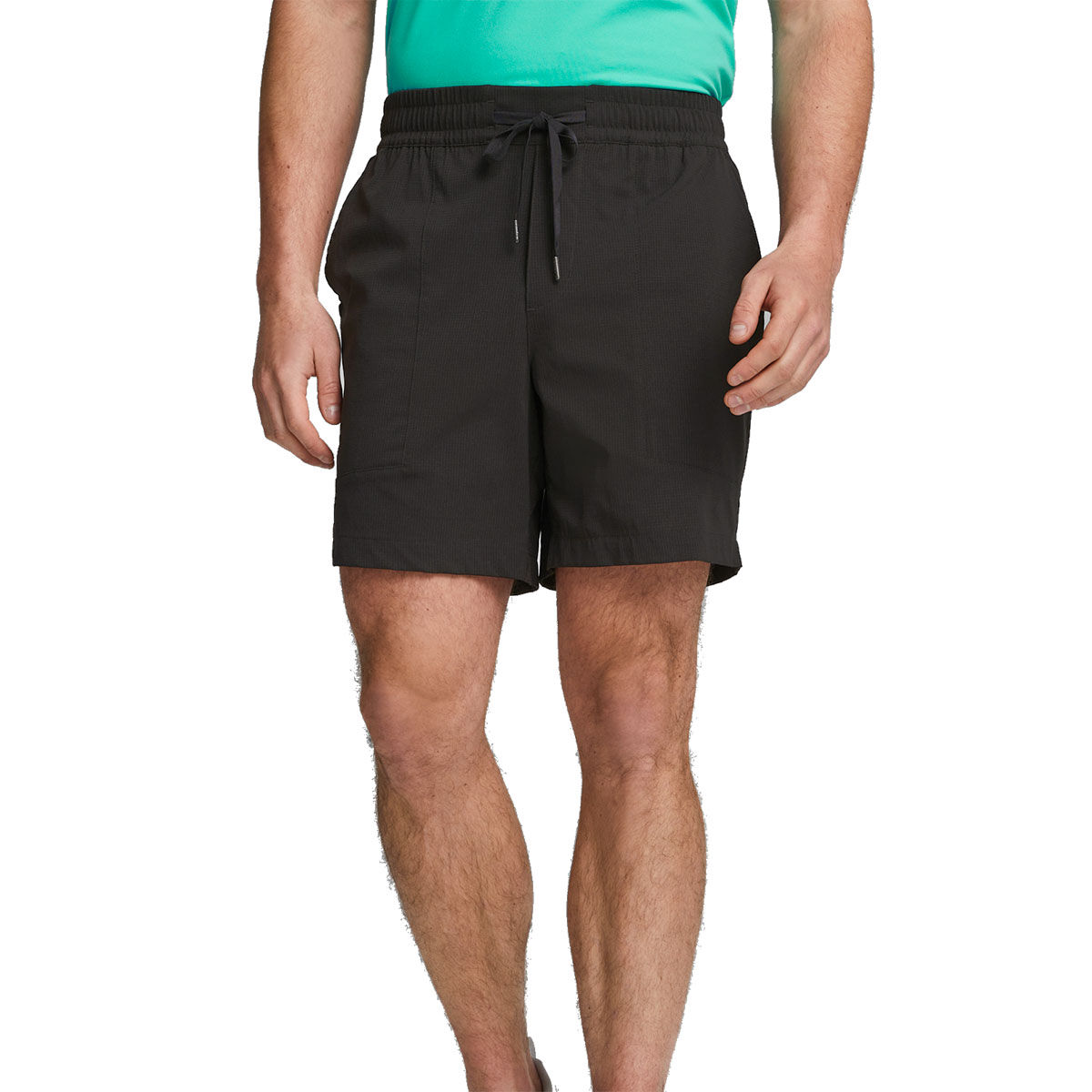 PUMA Golf x Palm Tree Mens Black Crew Vented Golf Shorts, Size: Small | American Golf