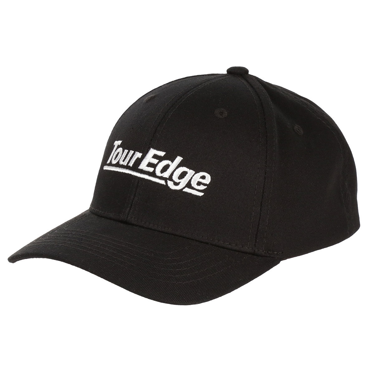 Tour Edge Men’s Core Logo Golf Cap, Mens, Black/white, One size | American Golf