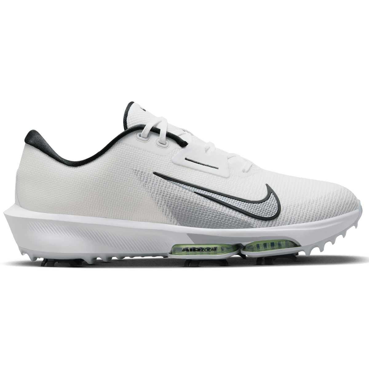 Nike Men’s Air Zoom Infinity Tour Spiked Golf Shoes, Mens, White/green/platinum, 10 | American Golf